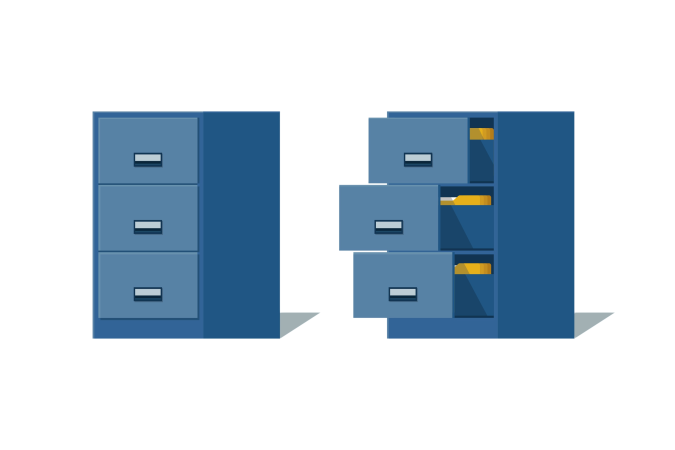 3 Drawer Filling Cabinets