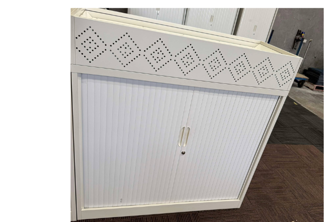 Ivory Tambour 1200mm with Planter Box
