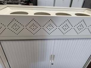 Ivory Tambour 1200mm with Planter Box