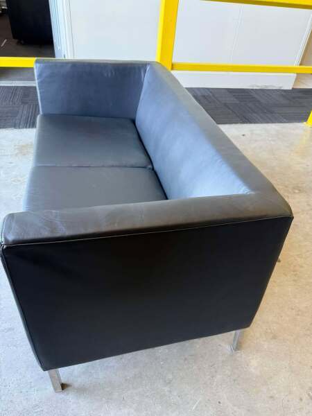 Two Seater Black Lounge