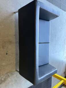 Two Seater Black Lounge