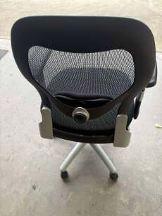 Black Task Chair with Lumbar Support