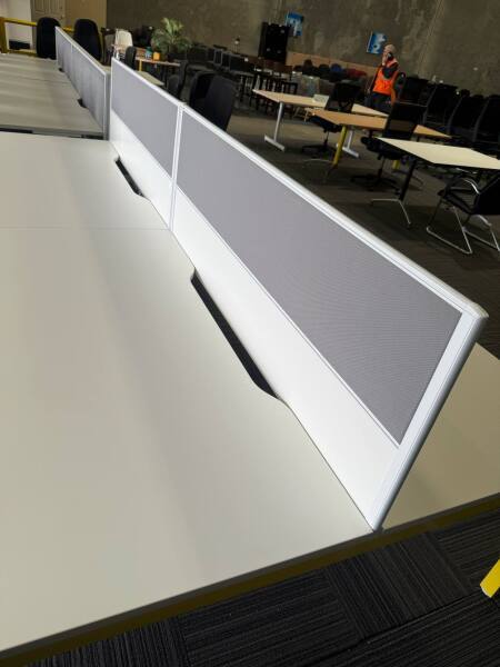 Vibrant 4 Person Workstation 1500mm