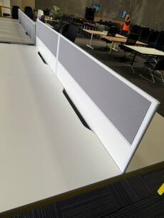 Vibrant 4 Person Workstation 1500mm