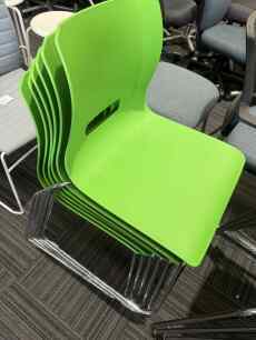 Allermuir- Casper Chair Stackable LIME