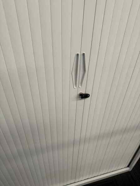 White 2000mm Tambour