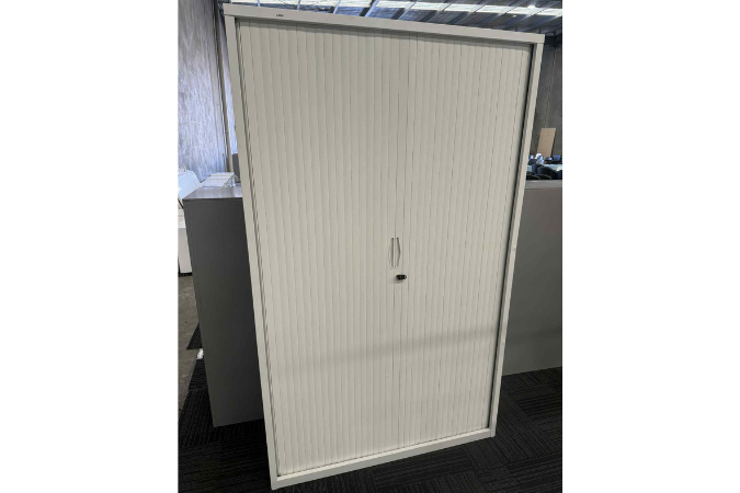 White 2000mm Tambour