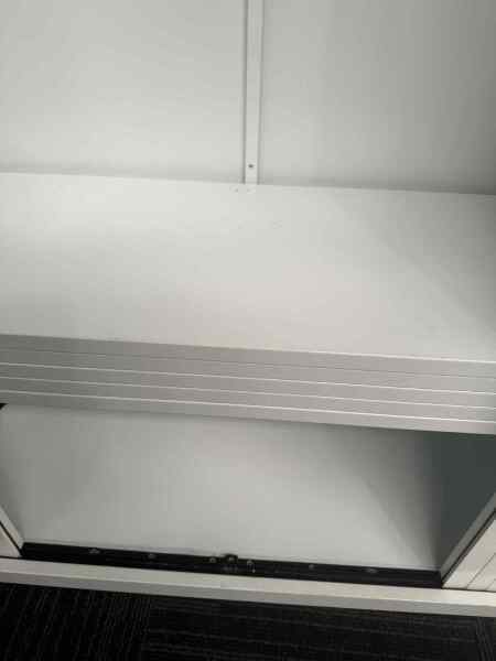 White 2000mm Tambour