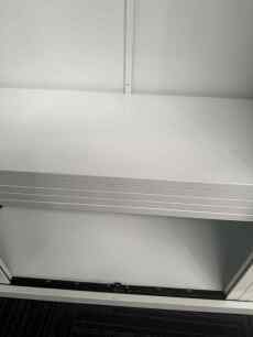 White 2000mm Tambour