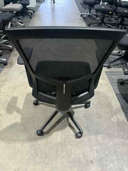 Black Task Chair-arms- lumbar