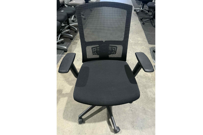 Black Task Chair-arms- lumbar