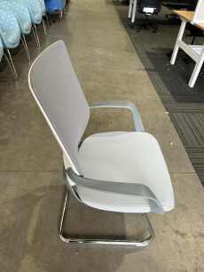 Grey Sled Chair