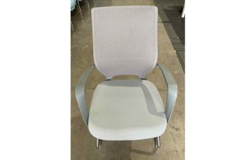 Grey Sled Chair
