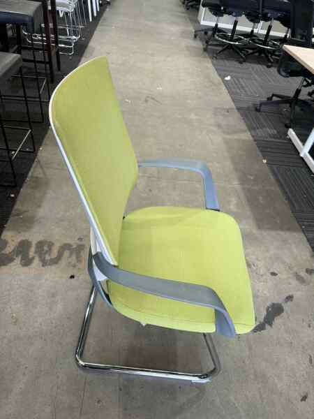 Lime Sled Chair