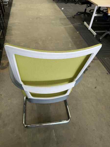 Lime Sled Chair