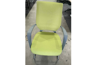 Lime Sled Chair