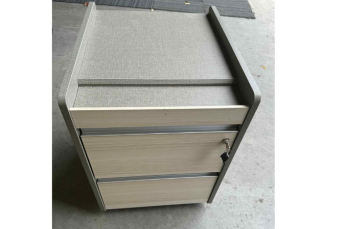 Olive/Beech 2 Draw Pedestal