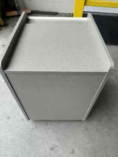 Olive/Beech 2 Draw Pedestal