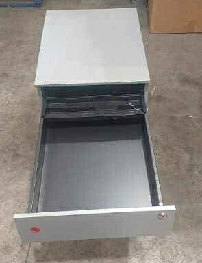 Grey Three Door Pedestal