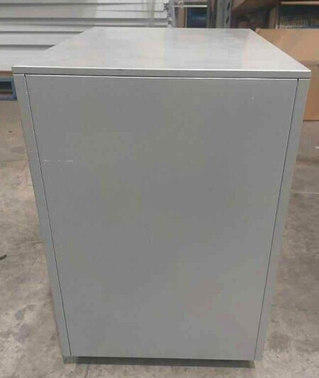 Grey Three Door Pedestal