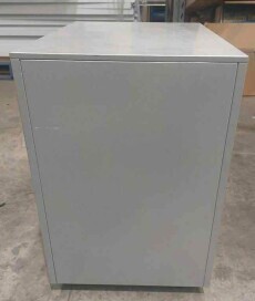 Grey Three Door Pedestal