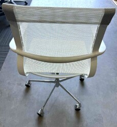 Ivory Mesh Chair/arms (NEW)