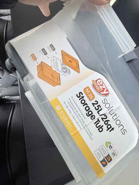 Ezy Storage 25lt Tub with Lid