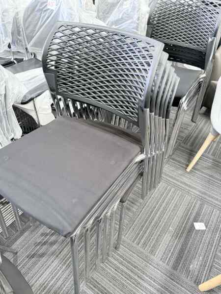 Arts Black Chair(stackable)