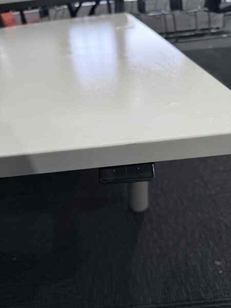 Schiavello 1/2 Oval Electric Desk 1200mm