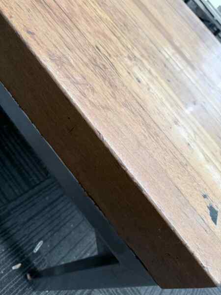 Iron Bark-stainless Table with Stools