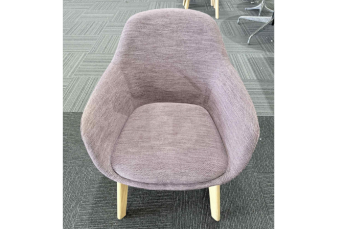 Purple Armchair