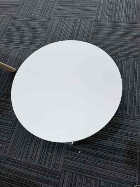 Round White Coffee Table