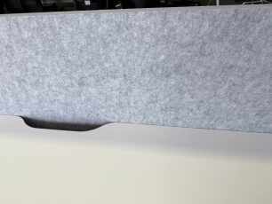 White 2 Person Workstation 1800mm