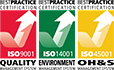 Environment, Quality and OH&S Best Practice Certifications